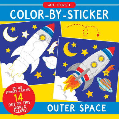 My First Color-by-Sticker Book: Outer Space