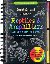 Load image into Gallery viewer, Scratch &amp; Sketch Reptiles &amp; Amphibians