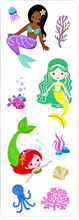 Load image into Gallery viewer, Mermaids Sticker Set