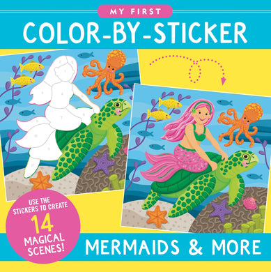 My First Color-by-Sticker Book: Mermaids and More