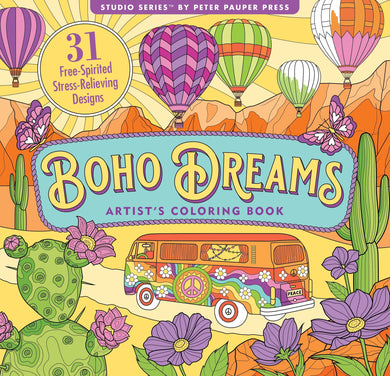 Boho Dreams (Artist's Coloring Book)