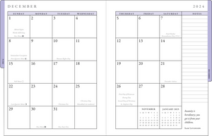 2025 Hydrangeas Family Weekly Planner