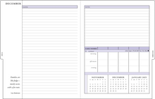 Load image into Gallery viewer, 2025 Hydrangeas Family Weekly Planner