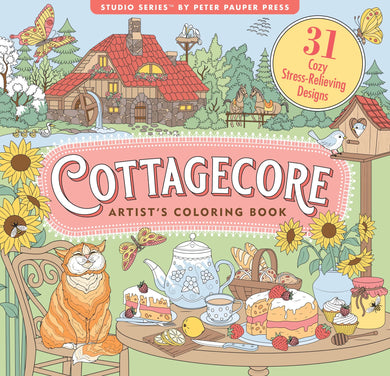 Cottagecore (Artist's Coloring Book)