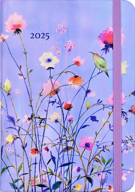 2025 Lavendar Wildflowers Weekly Planner