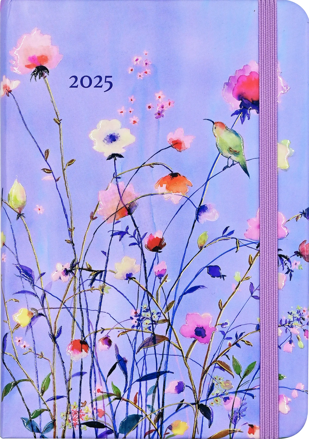 2025 Lavendar Wildflowers Weekly Planner