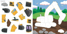 Load image into Gallery viewer, My First Color-by-Sticker Book: Cars, Trucks &amp; Trains