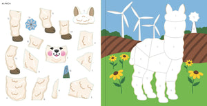 My First Color-by-Sticker Book: Farm Animals