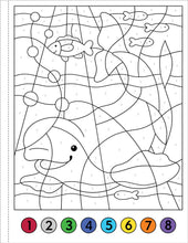Load image into Gallery viewer, My First Color-by-Number!: Under the Sea