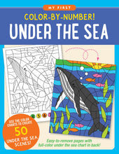 Load image into Gallery viewer, My First Color-by-Number!: Under the Sea