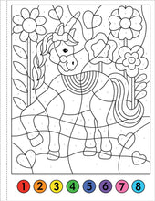 Load image into Gallery viewer, My First Color-by-Number!: Unicorns and Friends