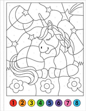 Load image into Gallery viewer, My First Color-by-Number!: Unicorns and Friends