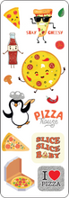 Load image into Gallery viewer, PIzza Party Sticker Set