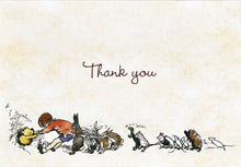 Load image into Gallery viewer, Pooh Bear Thank You Notes