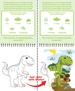 Color with Water - Dinosaurs