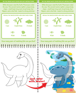 Color with Water - Dinosaurs