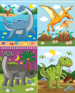 Color with Water - Dinosaurs