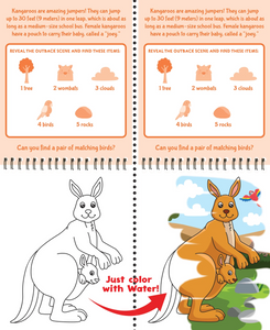Color with Water - Wild Animals