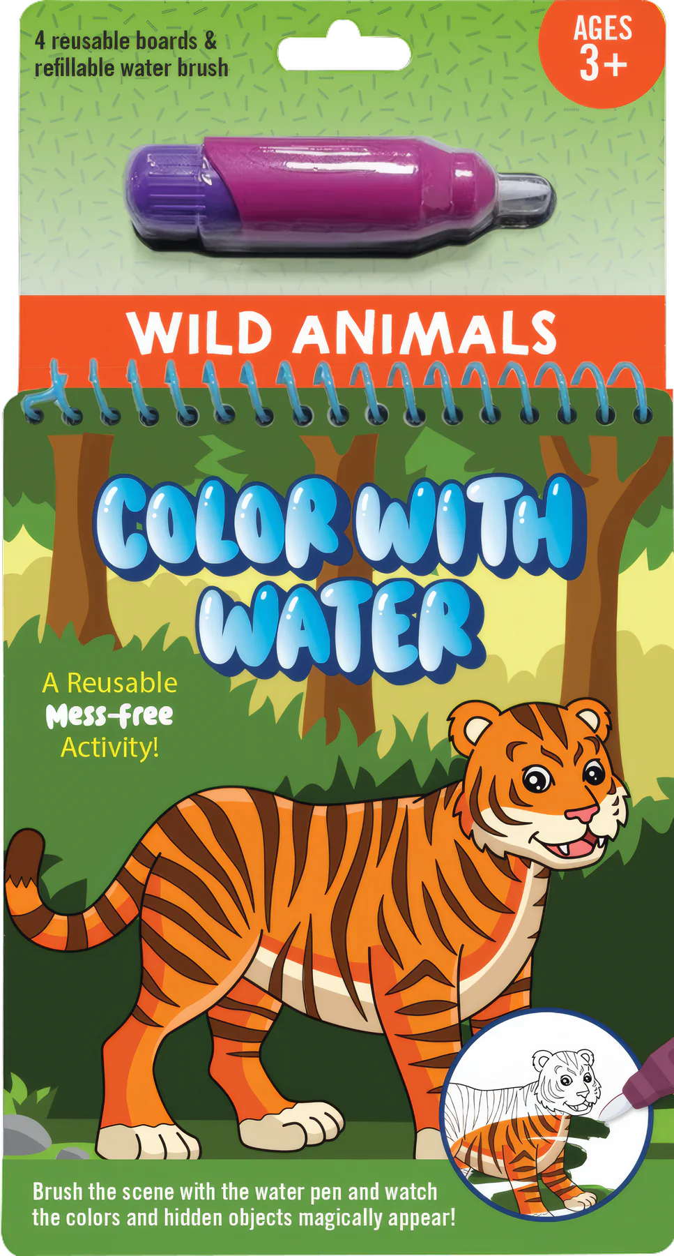Color with Water - Wild Animals