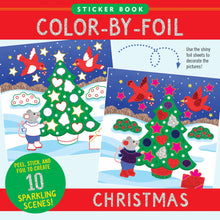 Load image into Gallery viewer, Color-by-Foil Sticker Book: Christmas