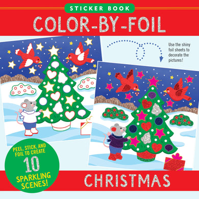 Color-by-Foil Sticker Book: Christmas