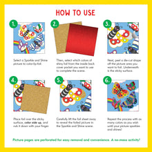 Load image into Gallery viewer, Color-by-Foil Sticker Book: Sparkle and Shine