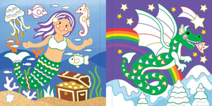 Color-by-Foil Sticker Book: Sparkle and Shine