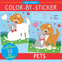 Load image into Gallery viewer, My First Color-by-Sticker Book: Pets
