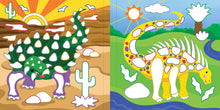 Load image into Gallery viewer, Color-by-Foil Sticker Book: Dinosaurs