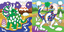 Load image into Gallery viewer, Color-by-Foil Sticker Book: Dinosaurs