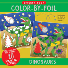 Load image into Gallery viewer, Color-by-Foil Sticker Book: Dinosaurs