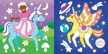 Load image into Gallery viewer, Color-by-Foil Sticker Book: Unicorns