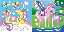 Load image into Gallery viewer, Color-by-Foil Sticker Book: Unicorns