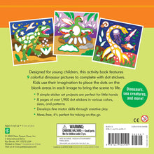 Load image into Gallery viewer, Color-by-Dots Sticker Book: Dinosaurs