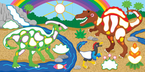 Color-by-Dots Sticker Book: Dinosaurs