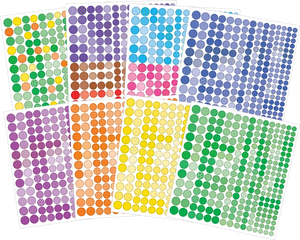 Color-by-Dots Sticker Book: Dinosaurs