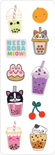 Load image into Gallery viewer, Bubble Tea Sticker Set