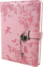 Load image into Gallery viewer, Artisan Hummingbird Locking Journal