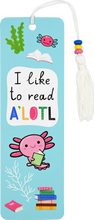 Load image into Gallery viewer, Axolotl Beaded Bookmark