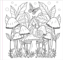 Load image into Gallery viewer, Mushrooms (Artist&#39;s Coloring Book)