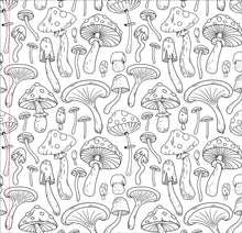 Load image into Gallery viewer, Mushrooms (Artist&#39;s Coloring Book)