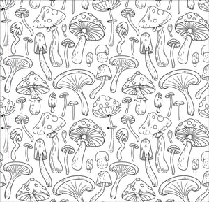 Mushrooms (Artist's Coloring Book)