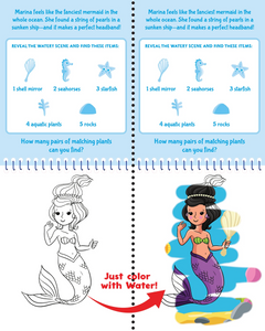 Color with Water - Mermaids