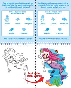 Color with Water - Mermaids