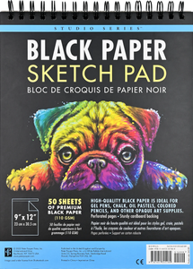 Studio Series Black Paper Sketch Pad
