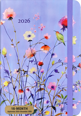 2026 Lavender Wildflowers Weekly Planner