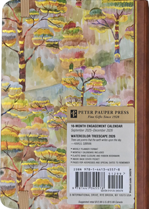 2026 Watercolor Treescape Weekly Planner