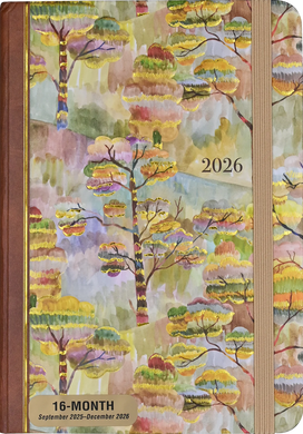 2026 Watercolor Treescape Weekly Planner