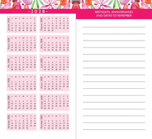 Load image into Gallery viewer, 2026-27 Watercolor Garden 2-Year Pocket Planner