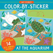Load image into Gallery viewer, My First Color-by-Sticker Book: At the Aquarium